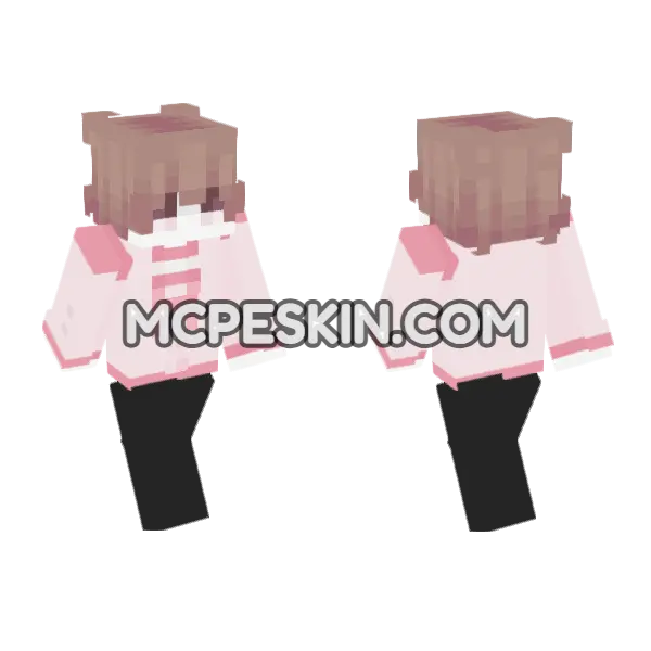 Skin6 Minecraft Bedrock skin, front and back