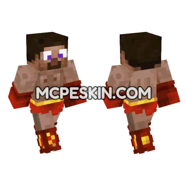 Skin9 Minecraft Bedrock skin, front and back
