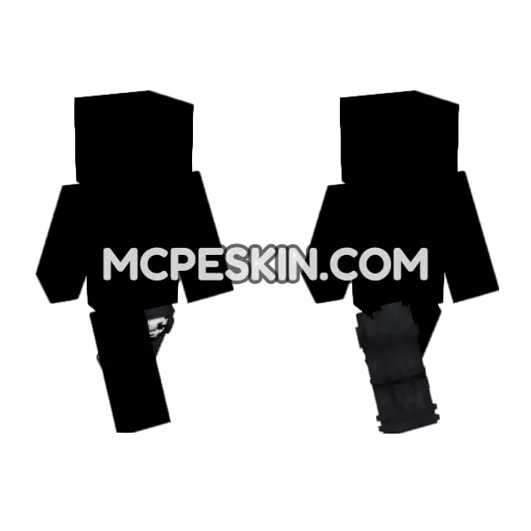 Skull Hoodie, front and back