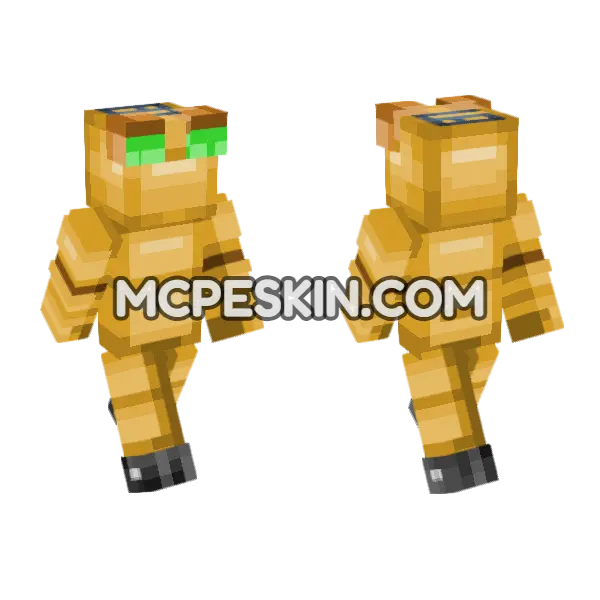 Smooth Operator Minecraft Bedrock skin, front and back