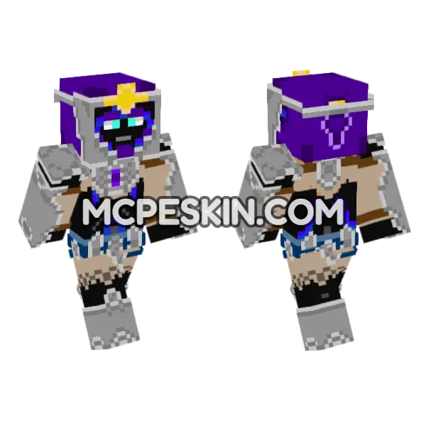 Smp Matoro Skin Minecraft Bedrock skin, front and back