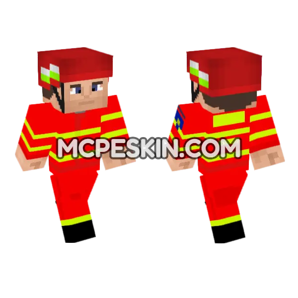 Smurd Paramedic Uniform, front and back
