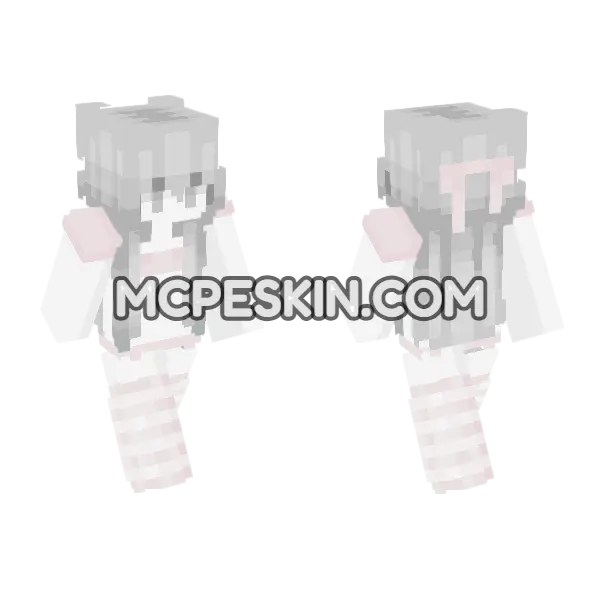 Soft Grey Hoodie, front and back