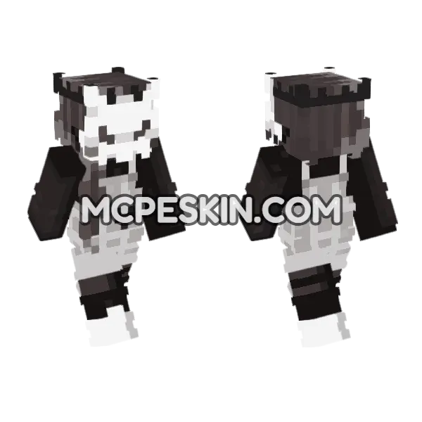 Soliloquy Minecraft Bedrock skin, front and back
