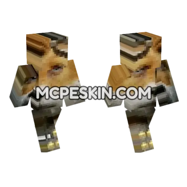 Son 12 Minecraft Bedrock skin, front and back