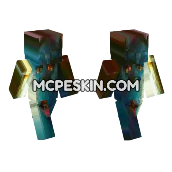 Son 9 Minecraft Bedrock skin, front and back