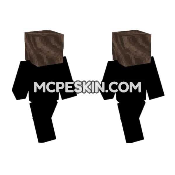 Soul Soil Minecraft Bedrock skin, front and back