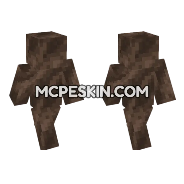Soul Soil Minecraft Bedrock skin, front and back
