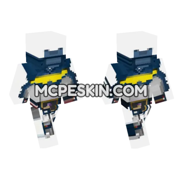 Soundwave 5638371 Minecraft Bedrock skin, front and back