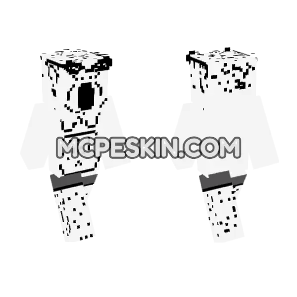 Soyjak Meme Character, front and back