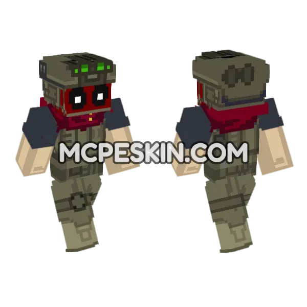 Special Forces Soldier, front and back