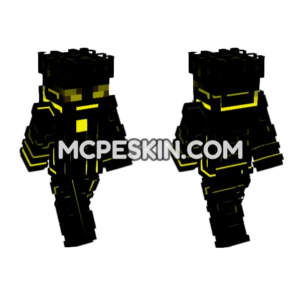 Spectra Skin Minecraft Bedrock skin, front and back
