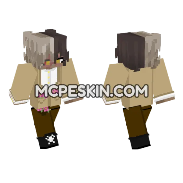 Spencer OC 7025718 Minecraft Bedrock skin, front and back