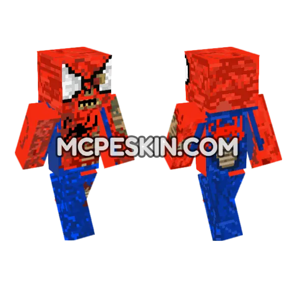 Spider-Man Zombie, front and back