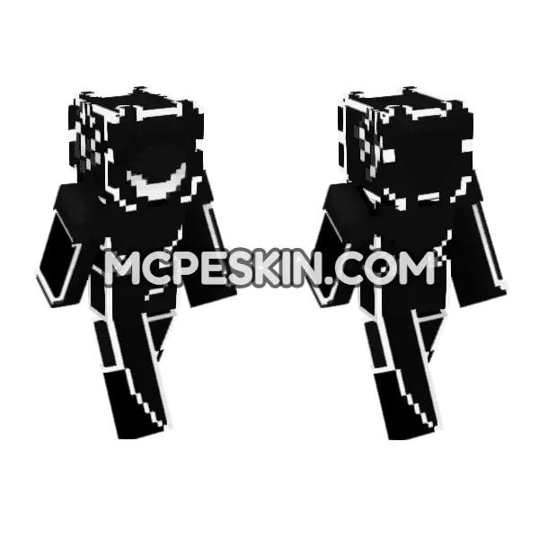 Spoiler The Roaring Knight Minecraft Bedrock skin, front and back