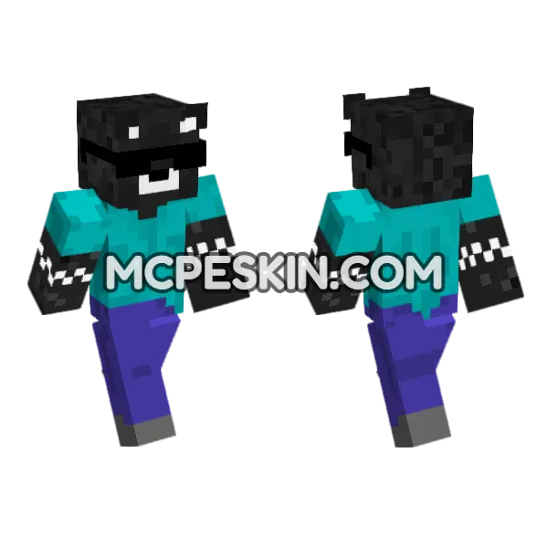 Spreen Skin Minecraft Bedrock skin, front and back