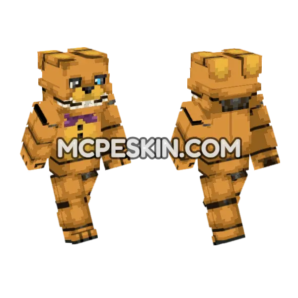 Spring Bonnie Skin Minecraft Bedrock skin, front and back