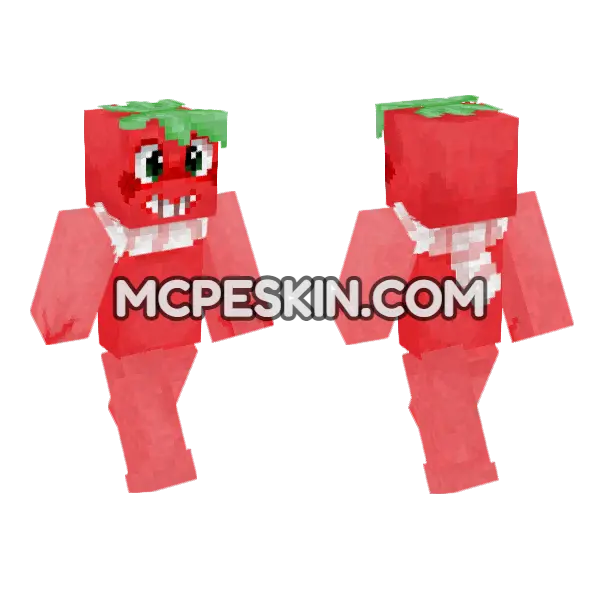Sprout Character Minecraft Bedrock skin, front and back