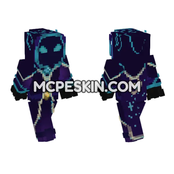 Star Weaver Minecraft Bedrock skin, front and back