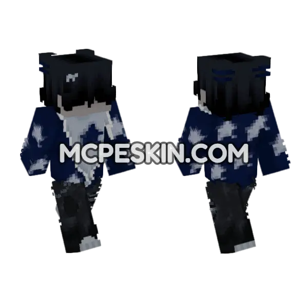 Starry Night Jacket, front and back