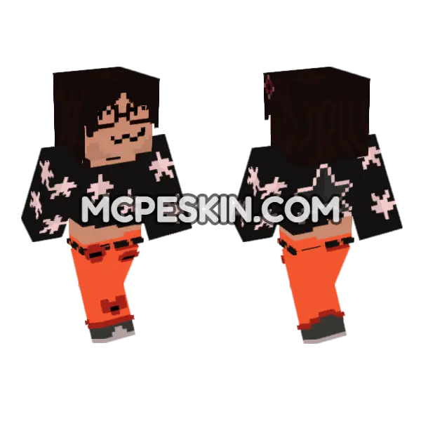 Starry Night Outfit, front and back
