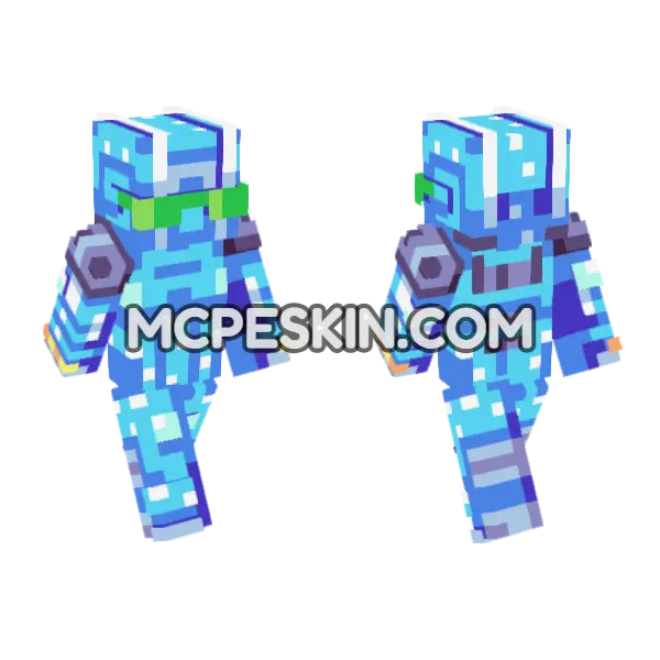 Stone Free Skin Minecraft Bedrock skin, front and back