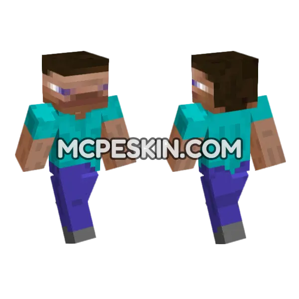 Stretched Skin Minecraft Bedrock skin, front and back