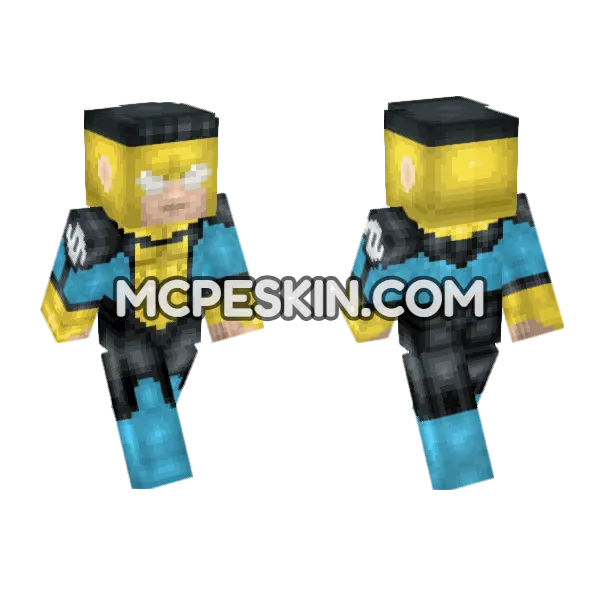 Stripe Mark Image 2025 Minecraft Bedrock skin, front and back