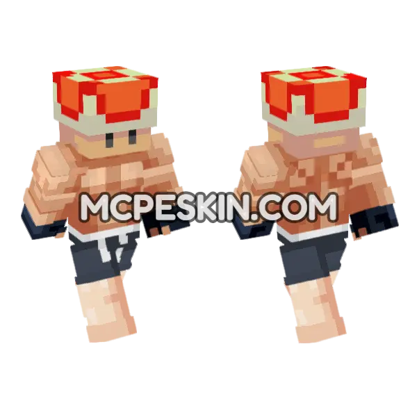 Strongtoad Skin Minecraft Bedrock skin, front and back