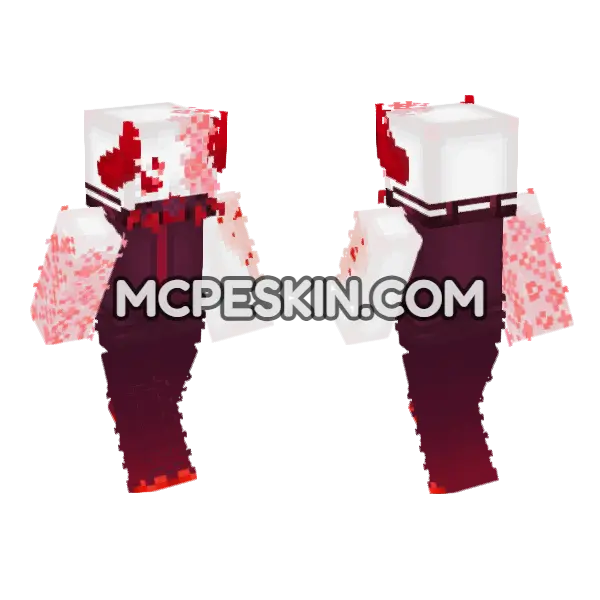 Subspace Spiderspace Phighting Minecraft Bedrock skin, front and back