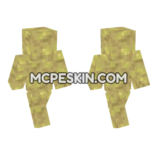 Sulfur Skin Minecraft Bedrock skin, front and back