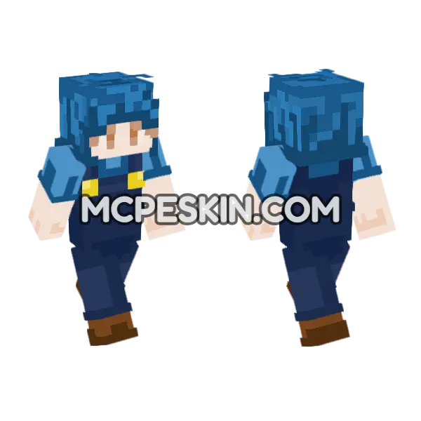 Syati Savior Minecraft Bedrock skin, front and back