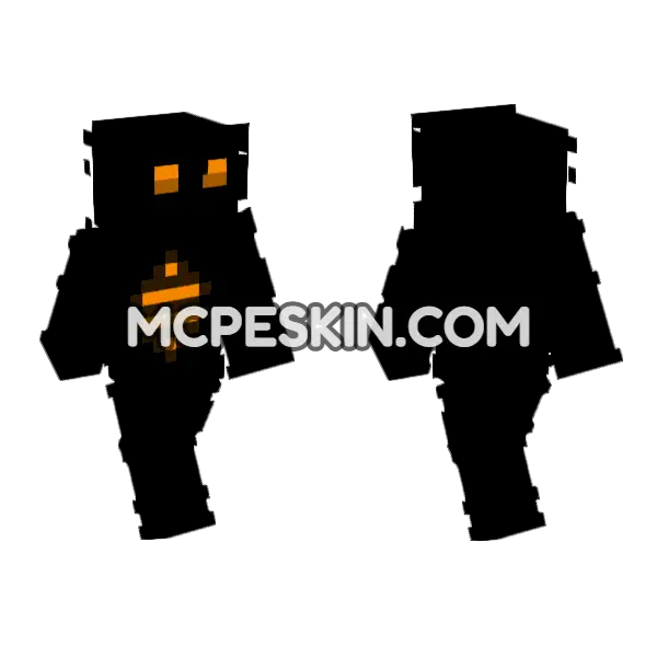 Symbol Division Minecraft Bedrock skin, front and back