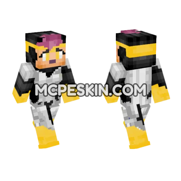 Taaia Phoenix Witch Minecraft Bedrock skin, front and back