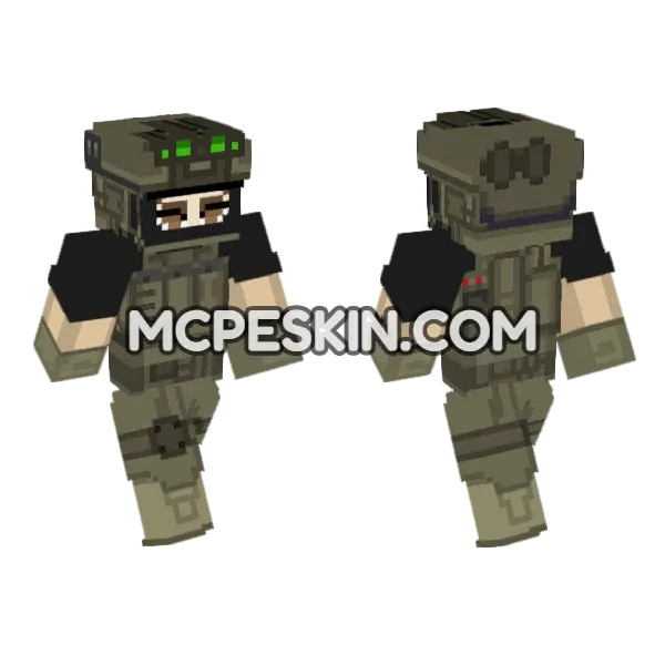 Tactical Operator Skin, front and back