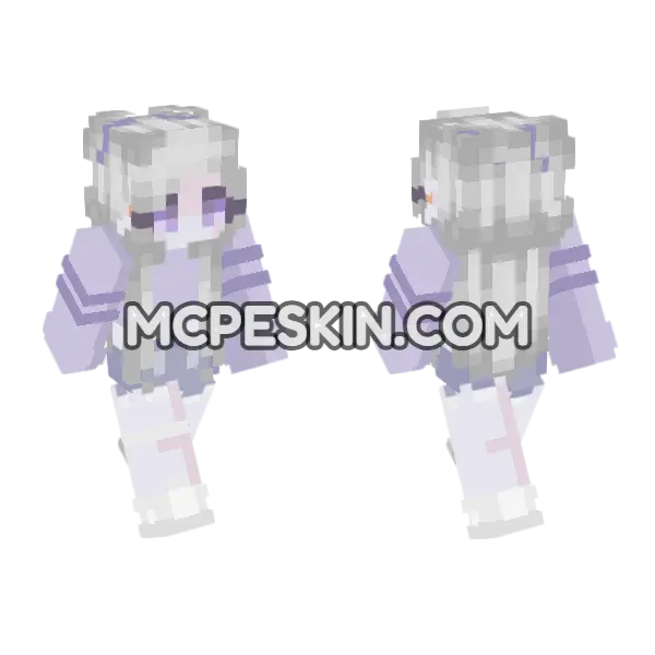 Tasha Minecraft Bedrock skin, front and back