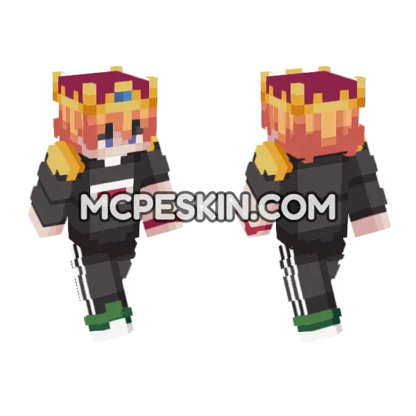 Ted Alex Minecraft Bedrock skin, front and back