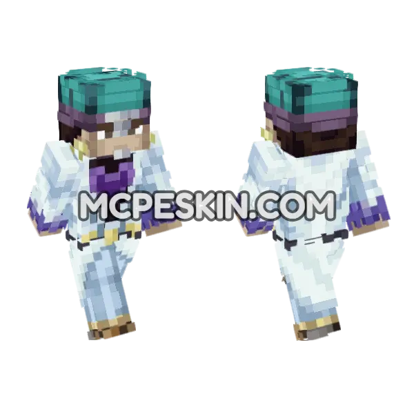 Telence T Arby Minecraft Bedrock skin, front and back