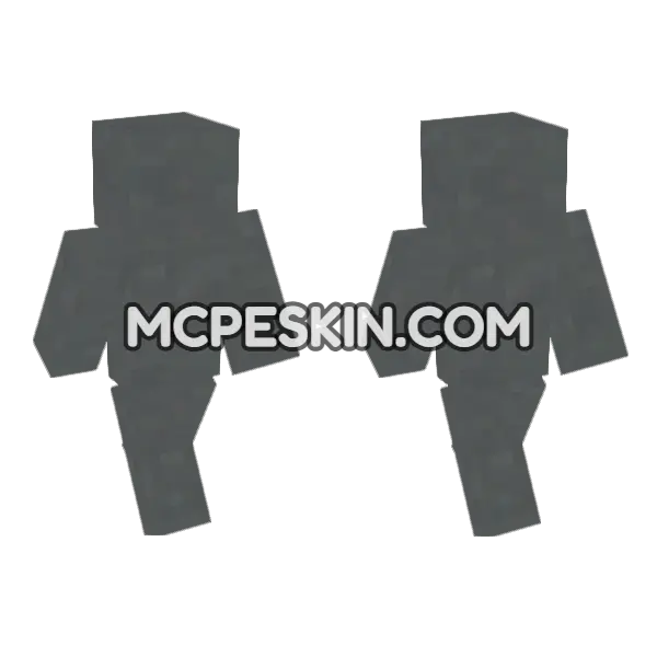 Terracotta Cyan Minecraft Bedrock skin, front and back