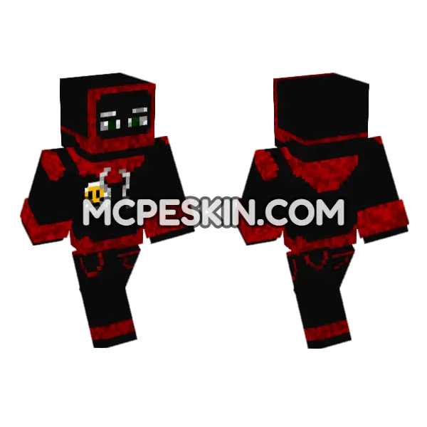 Thatmob 6993203 Minecraft Bedrock skin, front and back