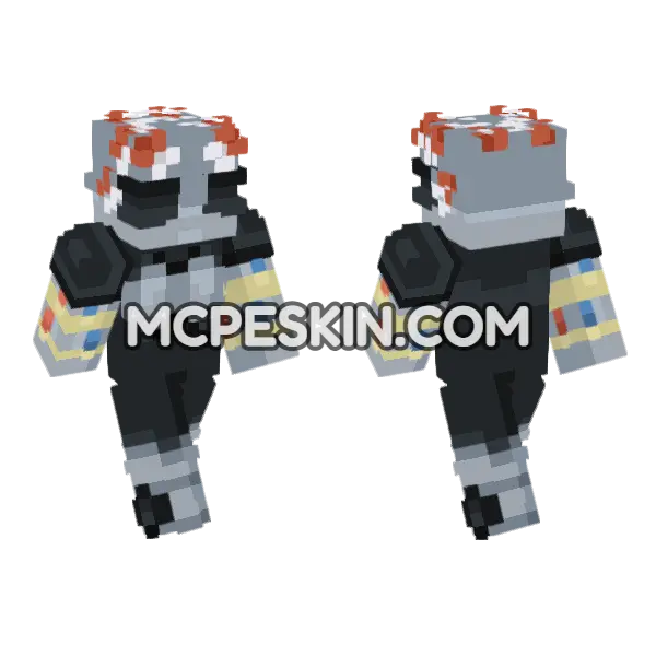 The Fool Minecraft Bedrock skin, front and back