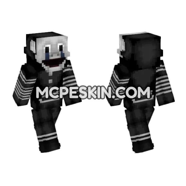 The Marionette 5892335 Minecraft Bedrock skin, front and back