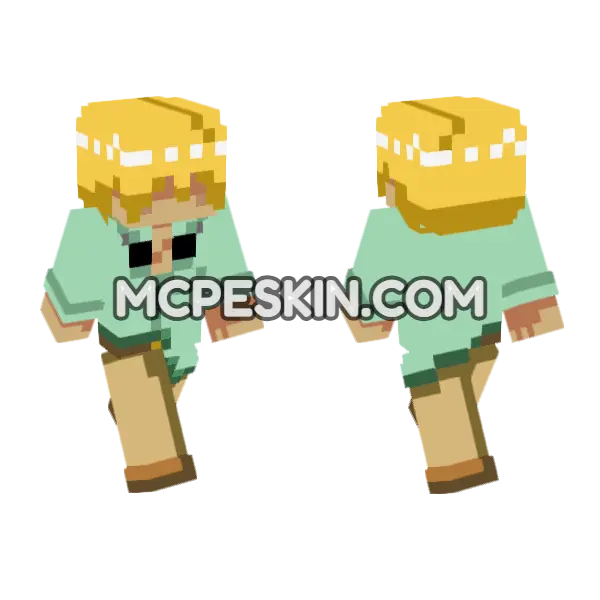 The Maverick Minecraft Bedrock skin, front and back