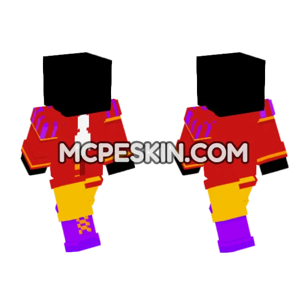The Prince S Outfit Minecraft Bedrock skin, front and back