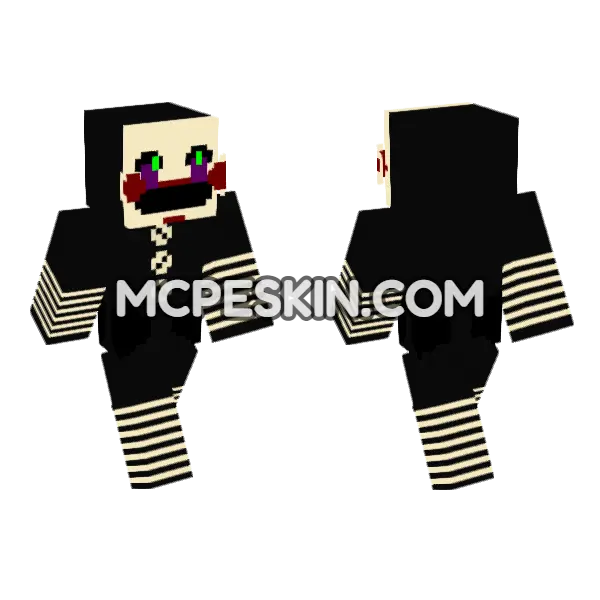 The Puppet FNAF, front and back