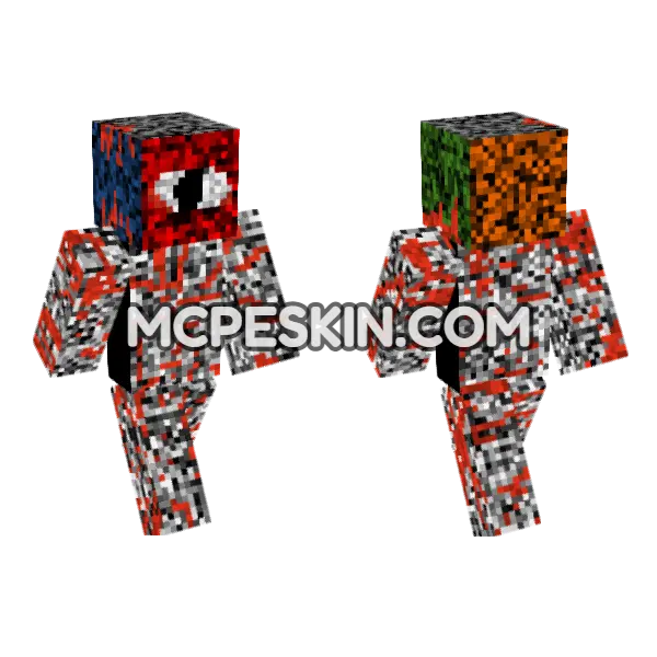 The Rubik's Cube, front and back