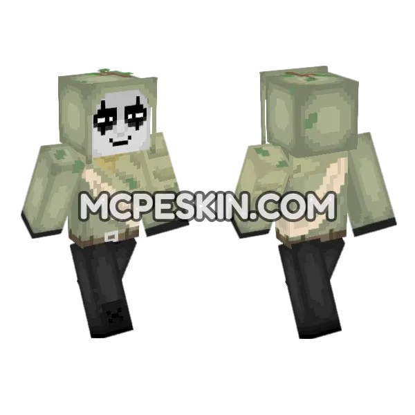 The Savage Minecraft Bedrock skin, front and back