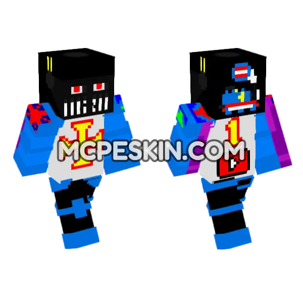 Thomas The Tank Engine Villain, front and back
