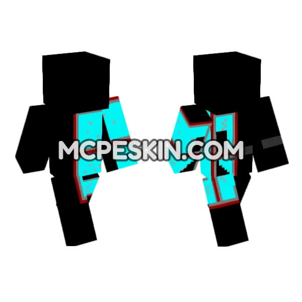 Thw Windows Minecraft Bedrock skin, front and back