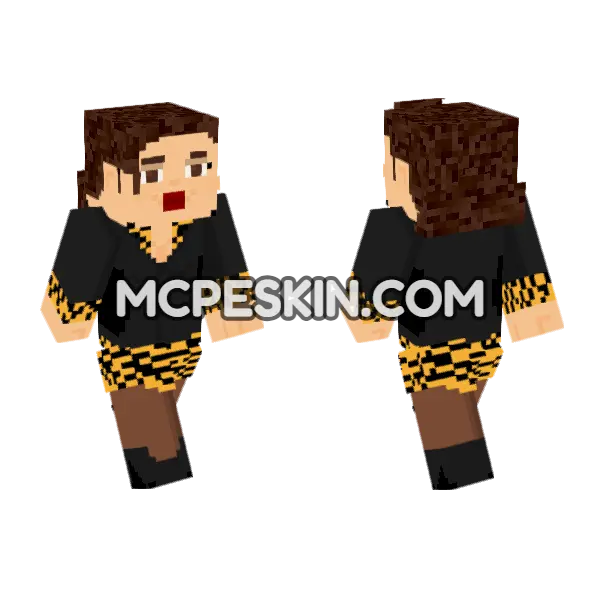 Tiger Stripe Warrior, front and back